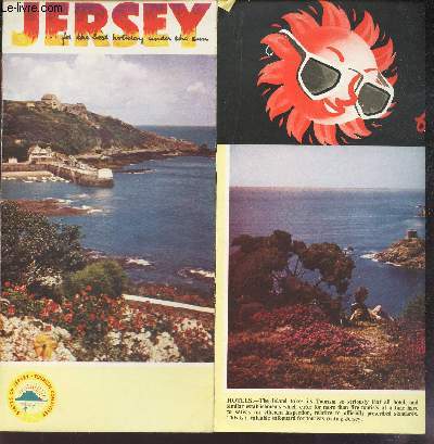 1 PLAQUETTE : JERSEY ... FOR THE BEST HOLIDAY UNDER THE SUN.