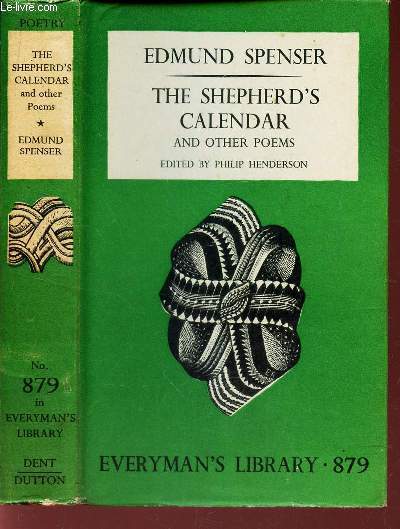 THE SHEPHERD'S CALENDAR - AND OTHER POEMS. / POETRY AND DRAMA SECTION N879.