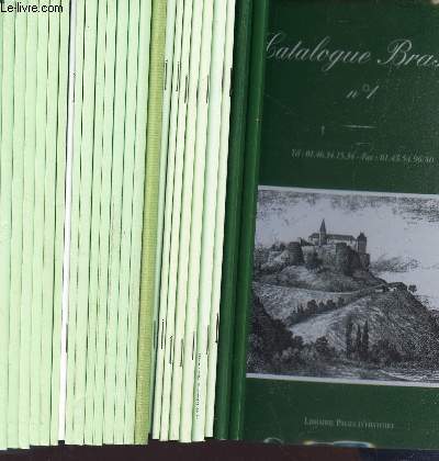 LOT DE 26 CATALOGUES 