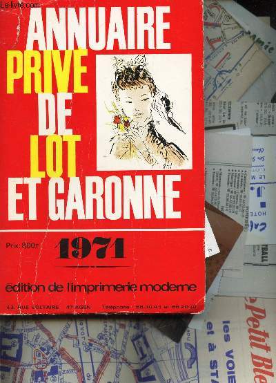 ANNUAIRE PRIVE DE LOT ET GARONNE - ANNEE 19971.