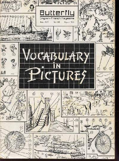 BUTTERFLY - VOCABULARY IN PICTURES / AOUT 1955 - N110.