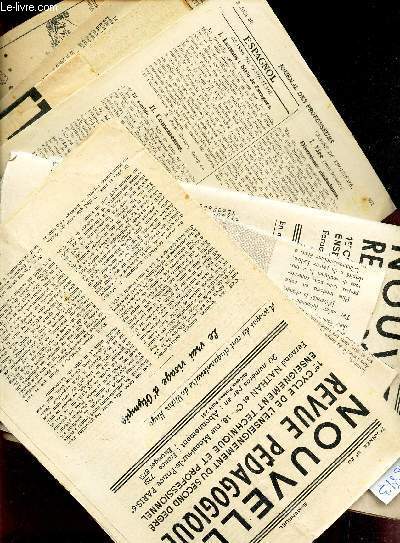 NOUVELLE REVUE PEDAGOGIQUE - 7e anne - N20 -aout 1953 /