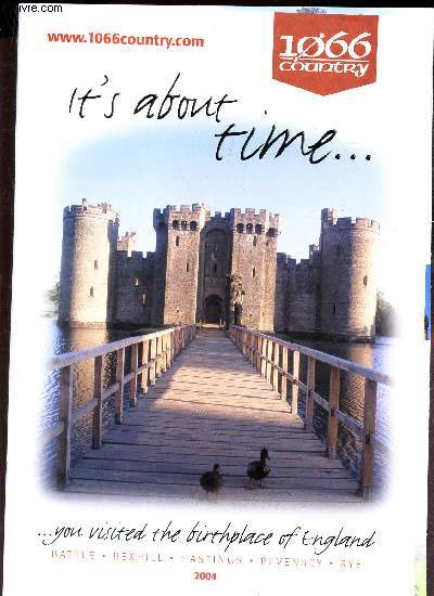BROCHURE : IT'S ABOUT TIME ....