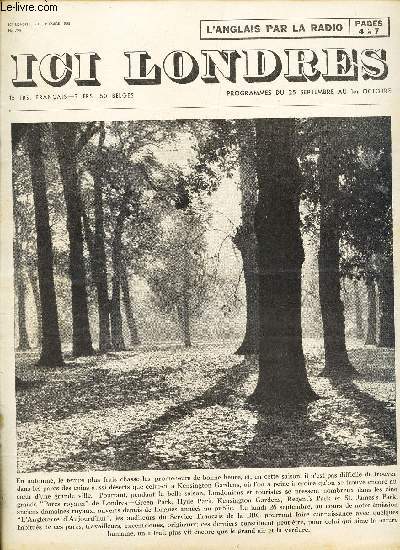 ICI LONDRES - N398 - 23 SEPTEMBRE 1955 / LA FRANCE A T ELLE SU S'ADAPTER AUX TEMPS MODERNES? etc...
