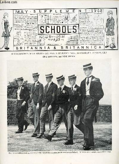 BRITANNIA AND BRITANNICA - SUPPLEMENT / MAY 1962 / Winchester, where boys are Men / Three famous girls' public schools etc...