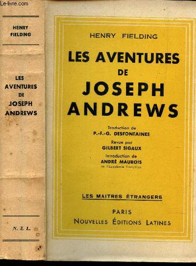 LES AVENTURES DE JOSEPH ANDREWS.