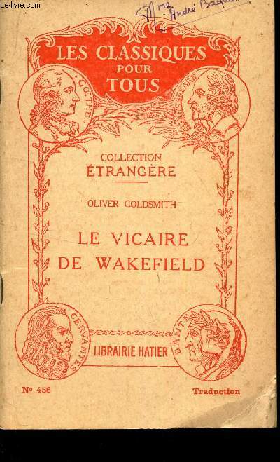 LE VICAIRE DE WAKEFIELD / N256 DE LA COLLECTION 
