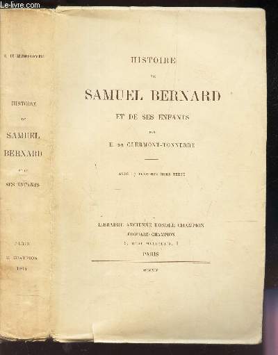 HISTOIRE DE SAMUEL BERNARD ET DE SES ENFANTS.
