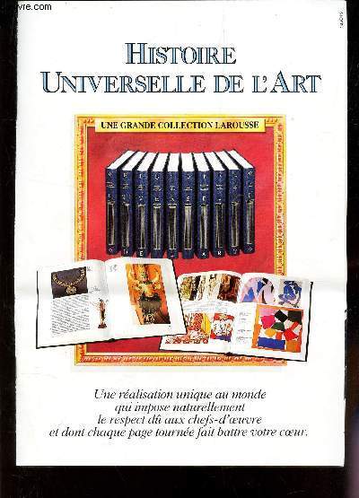 BROCHURE PUBLICITAIRE DE : 