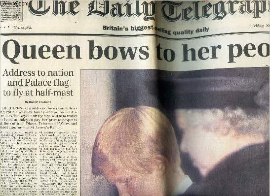 THE DAILY TELEGRAPH - N44.234 / september 5, 1997 / QUEEN BOWS TO HER PEOPLE ...