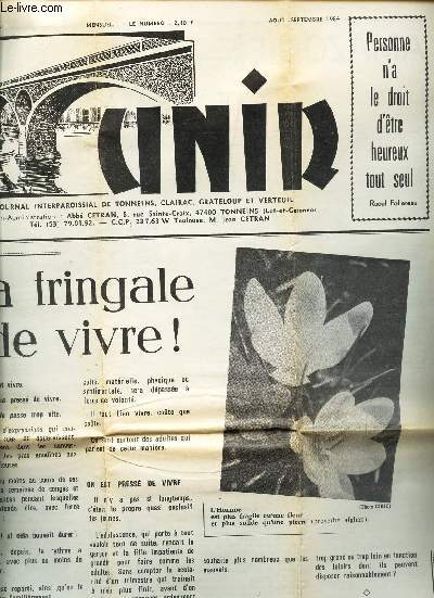 UNIR - N151 - aout-sept 1984 / LA fringale de vivre! / Amazonie : LE fer, la terre et la violence / LA catechisme, a existe toujours ...