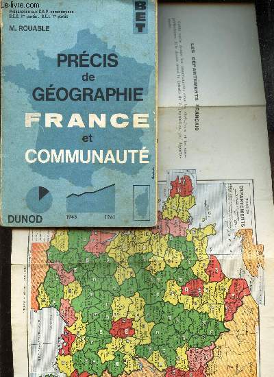 PRECIS DE GEOGRAPHIE FRANCE et COMMUNAUTE. / Biblioteque de l'Enseigement TEchnique.