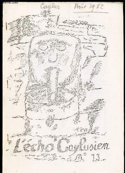 L'ECHO CAYLUSIEN N13 - MAI 1932 / Poeme en langue d'Oc / Suie du poeme / LA petanque caylusienne etc