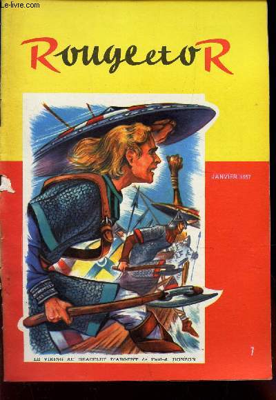 ROUGE ET OR - N7 - janv 1957 / Sauvetage e nmer / Tarkouada / L'Acier / LE basket ball / Maisons a emporter etc..