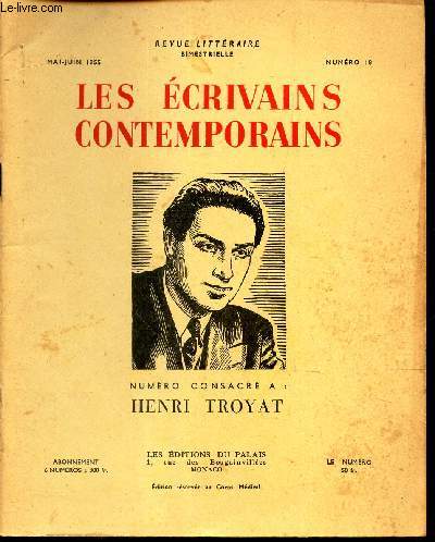 HENRI TROYAT/ N18 - Mai-Juin 1955 de la collection 
