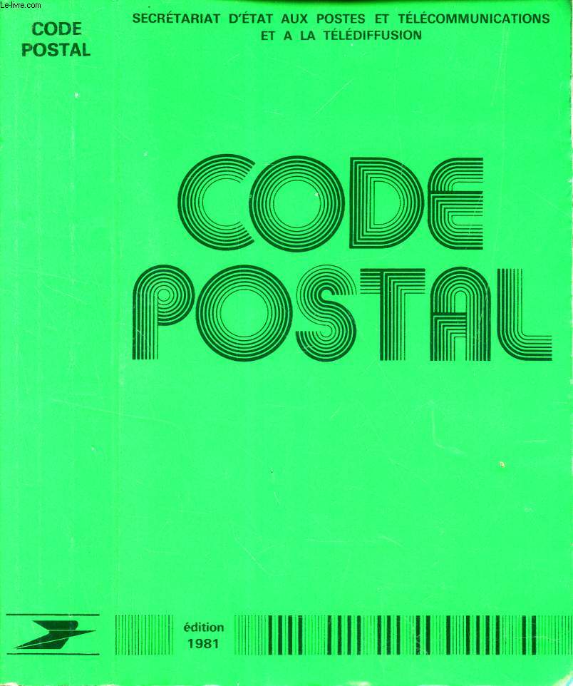 CODE POSTAL - EDITION 1981