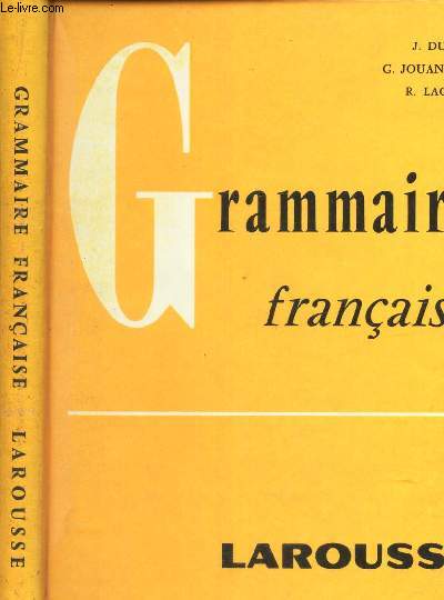 GRAMMAIRE FRANCAISE.