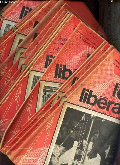 L'ECOLE LIBERATRICE - LOT DE 20 NUMEROS - DU N1 au N20 - du 11 septembre 1970 au 12 vfevrier 1971.