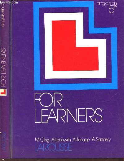 FOR LEARNERS - ANGLAIS EN 5e