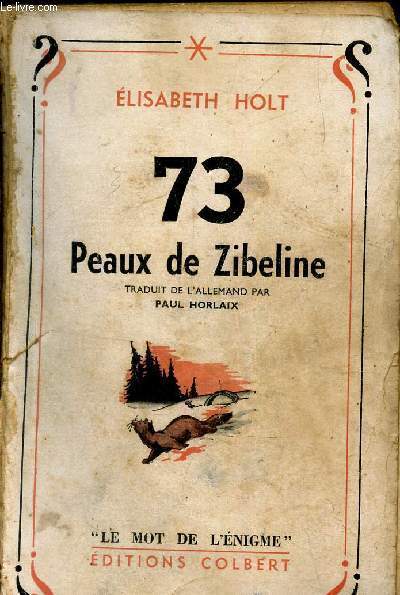 73 PEAUX DE ZIBELINE. / COLLECTION 