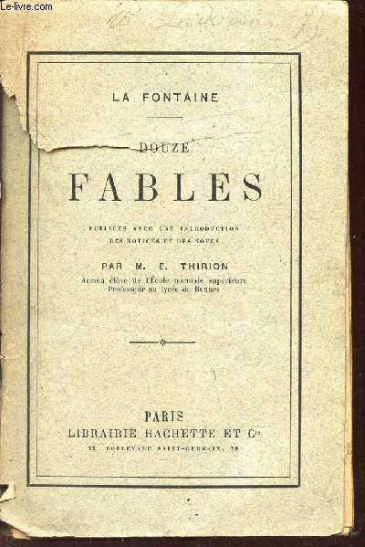 DOUZE FABLES -