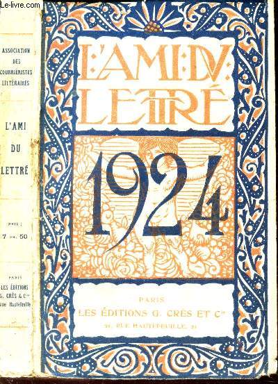 L'AMI DU LETTRE POUR 1924.