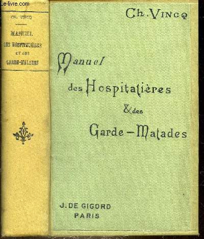 MANUEL DES HOSPITALIERES ET DES GARDES-MALADES