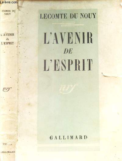 L'AVENIR DE L'ESPRIT