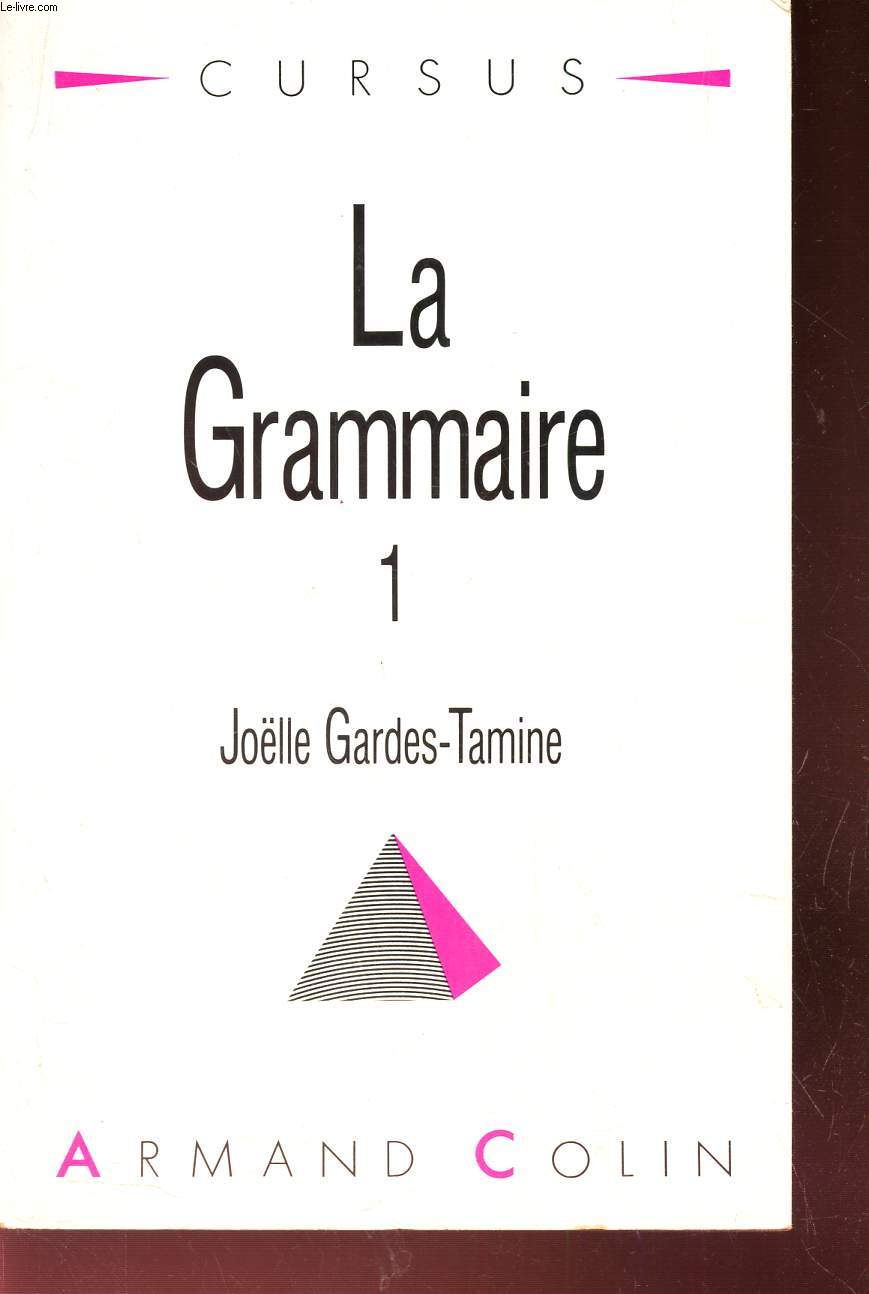 LA GRAMMAIRE - 1. PHONOLOGIE - MORPHOLOGIE - LEXICOLOGIE.