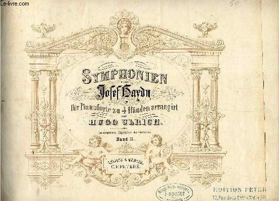 SYMPHONIEN VON L. van Beethoven fr Pianoforte zu vir Hnden arrangirt,