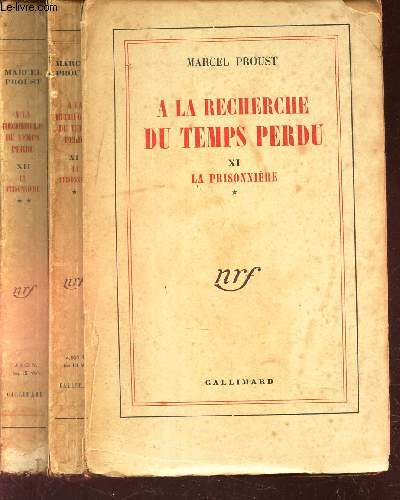 LA PRISONNIERE - EN 2 VOLUMES (TOMES 1 + 2) / DE LA COLLECTION 
