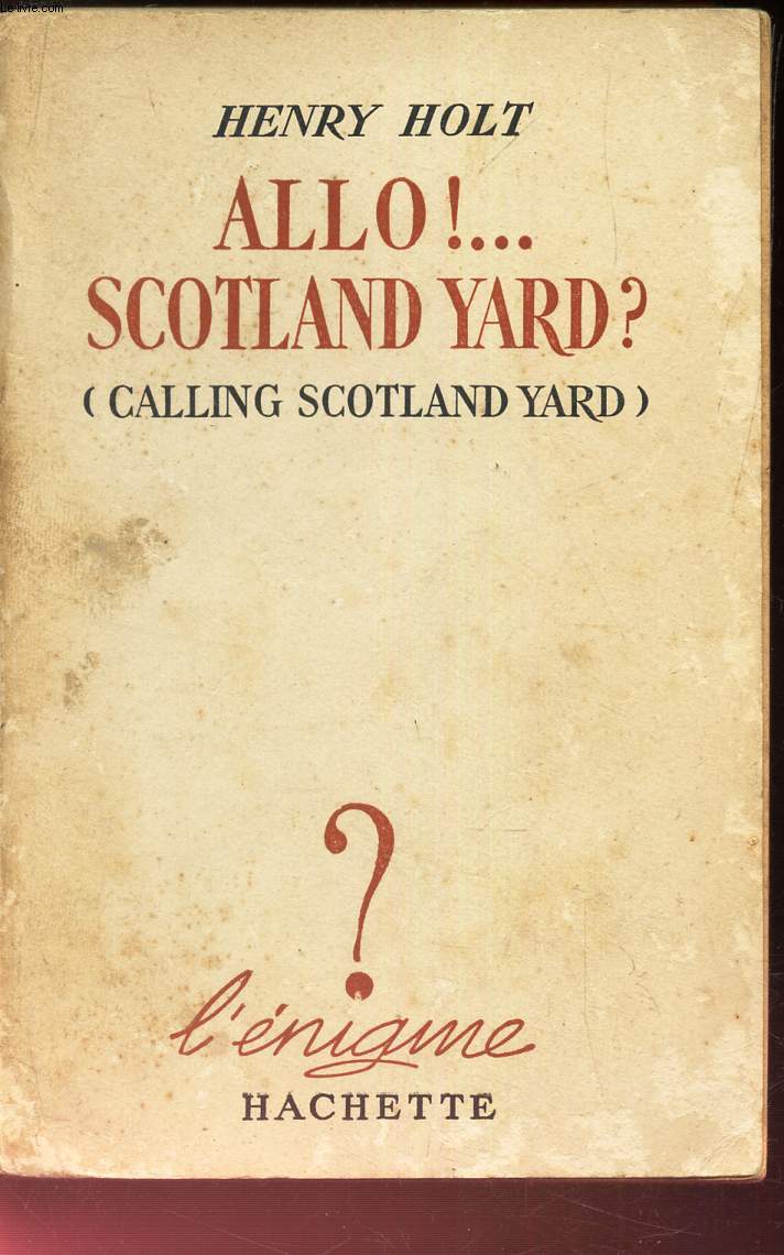 ALLO! ... SCOTTLAND YARD