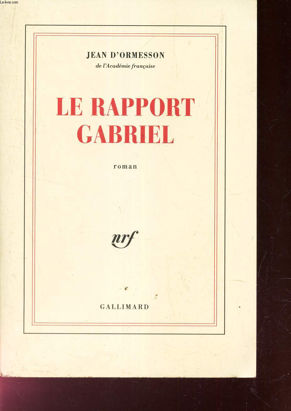 LE RAPPORT GABRIEL