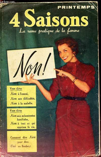 4 SAISONS - N17 - la revue pratique des femmes / PRINTREMPS / *NON..