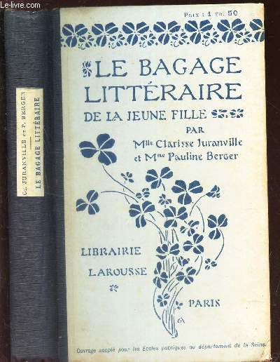 LE BAGAGE LITTERAIRE DE LA JEUNE FILLE