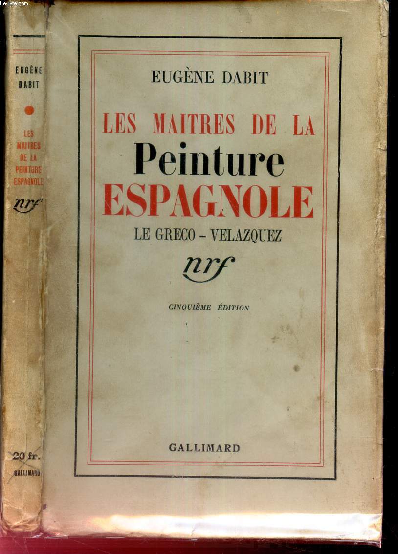 LES MAITRES DE LA PEINTURE ESPAGNOLE - LE GRECO-VELAZQUEZ