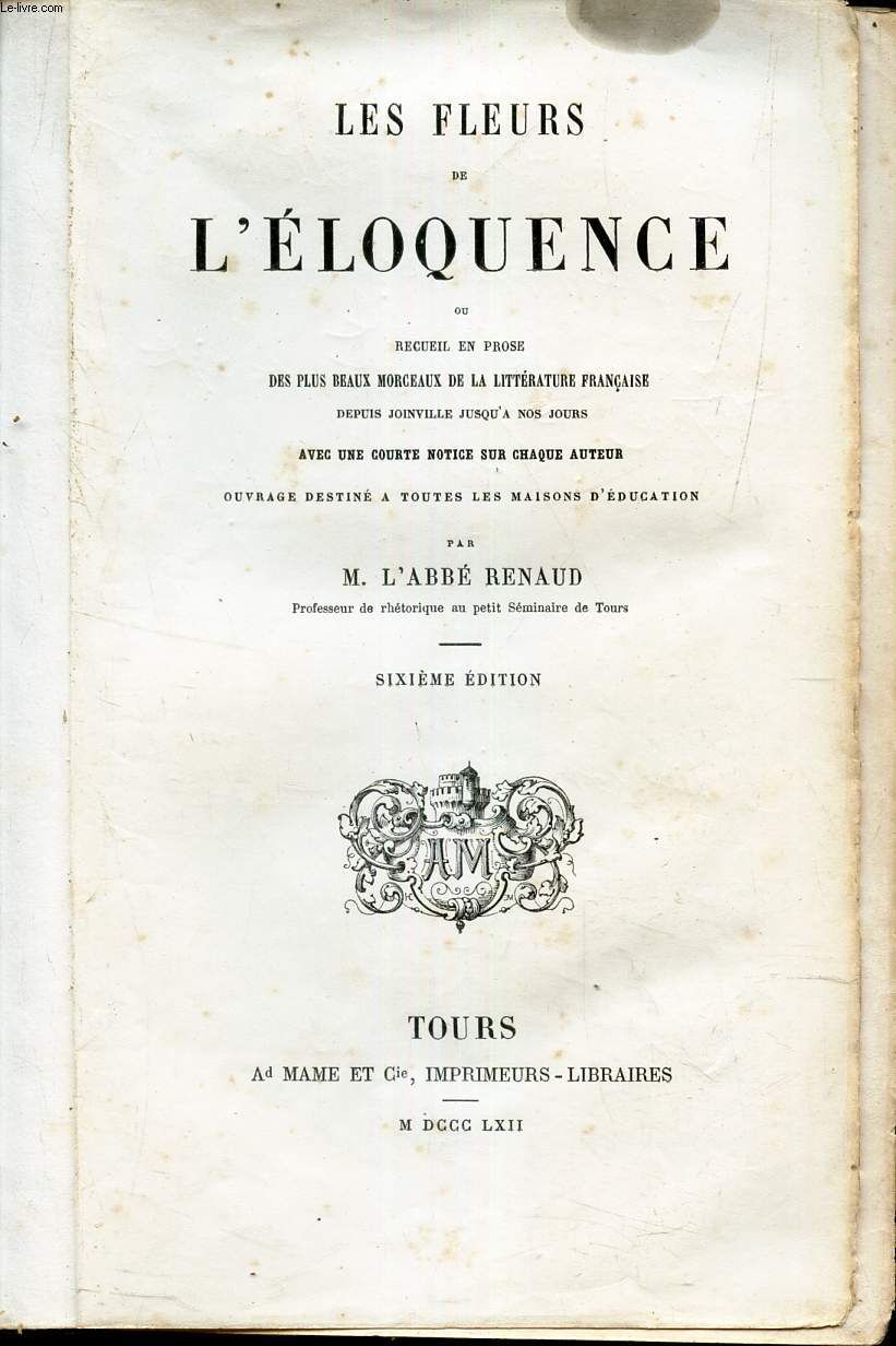 LES FLEURS DE L'ELOQUENCE.