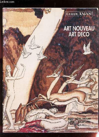 CATALOGUE DE VENTE AUX ENCHERES - ART NOUVEAU - ART DECO - HOTEL DROUOT - 1er juillet 1996.