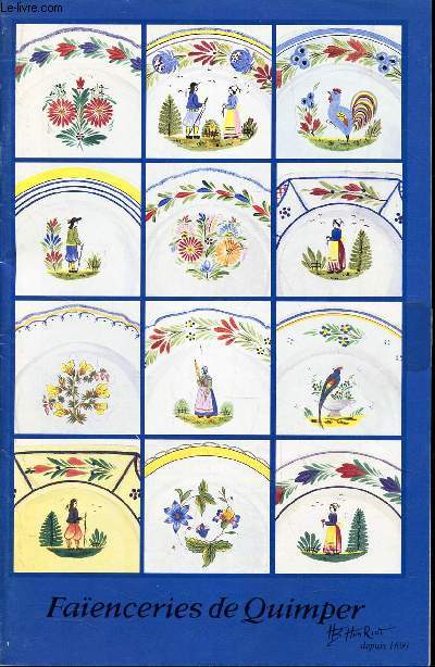 CATALOGUE : FAIENCERIES DE QUIMPER - HIVER 1998