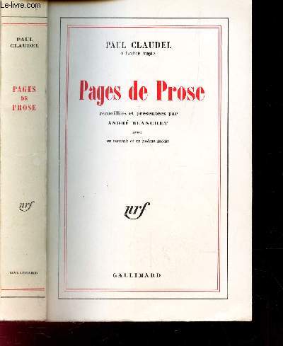 PAGE DE PROSE
