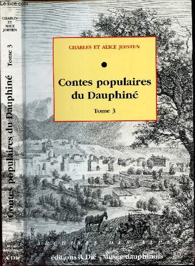 CONTES POPULAIRES DU DAUPHINE - 1 VOLUME : TOME 3