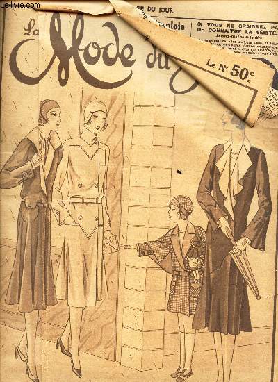 LA MODE DU JOUR - ALBUM du N 464 au N538 - du 13 mars 1930 au 13 Aout 1931.