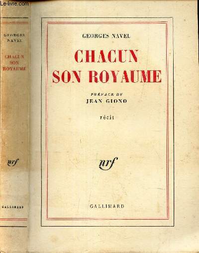 CHACUN SON ROYAUME - RECIT.