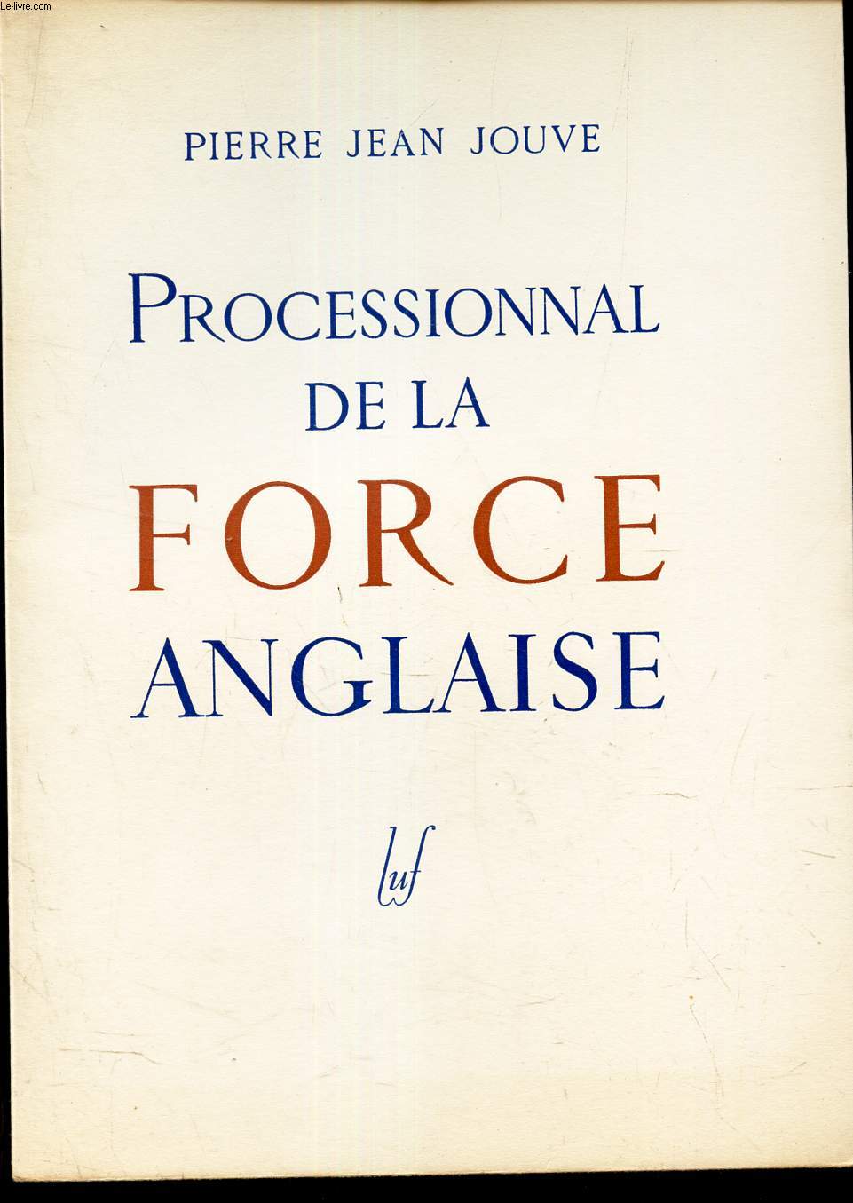 PROCESSIONNAL DE LA FORCE ANGLAISE.