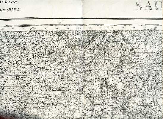 CARTE DEPLIANTE EN NOIR ET BLANC : SAUMUR. - N119 .