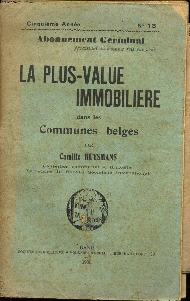 LA PLUE-VALUE IMMOBILIERE DANS LES COMMUNES BELGES.