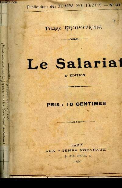 LE SALARIAT.