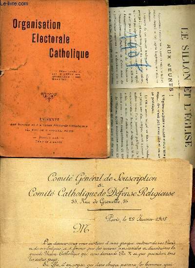 ORGANISATION ELECTORALE CATHOLIQUE.