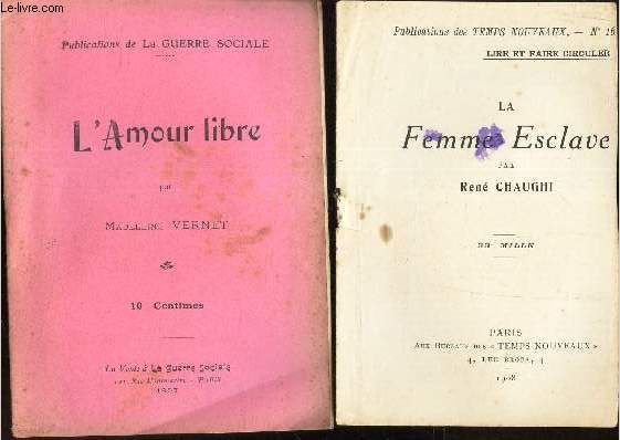 L'AMOUR LIBRE / LA FEMME ESCLAVE