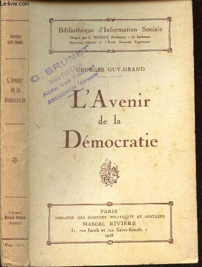 L'AVENIR DE LA DEMOCRATIE.